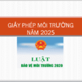 Giấy phép môi trường 2025