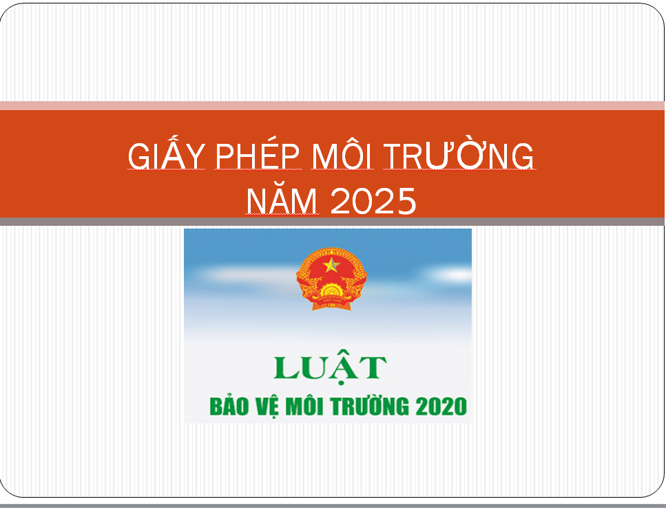 Giấy phép môi trường 2025