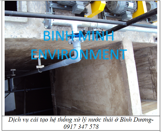 Dịch vụ cải tạo hệ thống xử lý nước thải ở Bình Dương