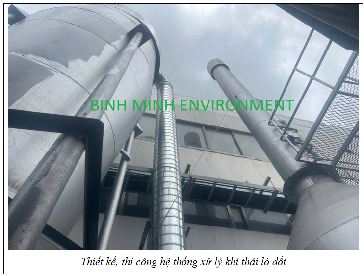 Thiết kế thi công hệ thống xử lý khí thải lò đốt viên nén