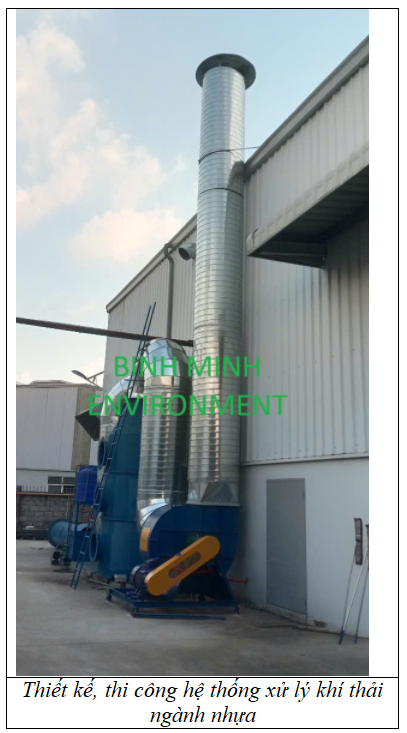 Công ty thi công lắp đặt hệ thống xử lý khí thải nhà máy sản xuất nhựa