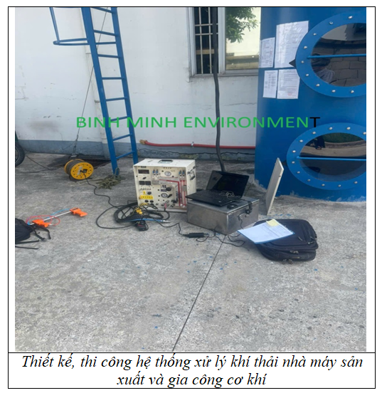 Thi công lắp đặt hệ thống xử lý khí thải nhà máy sản xuất, gia công cơ khí
