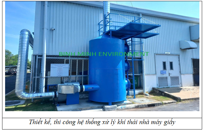 Thiết kế, thi công hệ thống xử lý khí thải nhà máy giấy