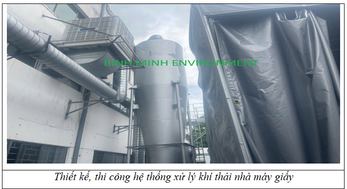 Thiết kế, thi công hệ thống xử lý khí thải nhà máy giấy