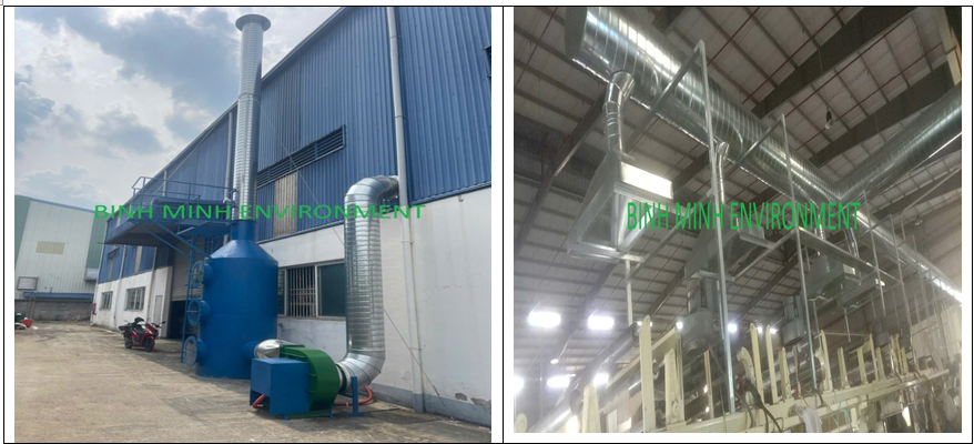 Lắp đặt hệ thống xử lý khí thải Lắp đặt hệ thống xử lý khí thải