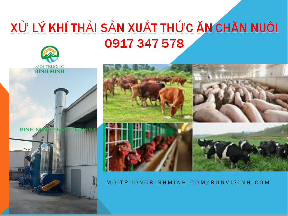 hệ thống xử lý khí thải sản xuất thức ăn chăn nuôi