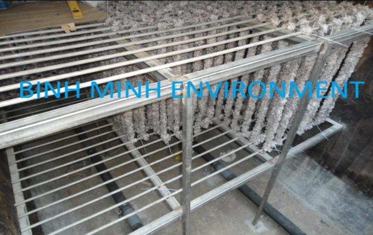 Thiết kế thi công hệ thống xử lý nước thải - lắp đặt giá thế vi sinh